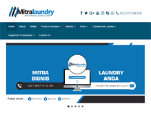 Tablet Screenshot of mitralaundry.com